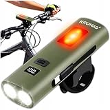 KRUMAD LED Fahrradlicht Vorne, 800 Lumen, Fahrradlampe Wasserdicht,...