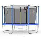 Redkid, Trampolin Outdoor 305/366cm, Kindertrampolin, Gartentrampolin mit...