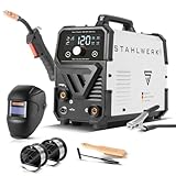 STAHLWERK Schweißgerät Mini FLUX 120 ST Digital – Vollausstattung –...