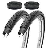 2er Set Fahrradreifen 28x1,50 Zoll 40-622 700x38c mit Autoventil...