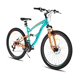 Hiland 26 Zoll Vollfederung Doppelfederung Fully Mountainbike 21 Gang MTB...