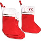 Jonami Weihnachtsstrumpf, Nikolausstiefel, Nikolausstrumpf,...