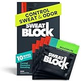SweatBlock Antiperspirant Wipes - Maximum Clinical Strength - Treat...