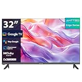 Antteq G32 Smart TV 32 Zoll (80 cm) 1366x768P Google TV (Google Assistant,...