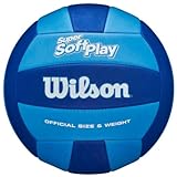 Wilson Volleyball Super Soft Play, Kunstleder, Outdoor und...