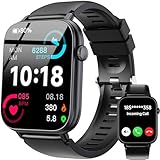Smartwatch Herren Damen, 1,83'' HD Touch Smart Watch mit Telefonfunktion,...