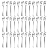 Kuchengabeln 36 Stück，Hunnycook Kleine Gabeln Dessertgabeln Set, 5.9...