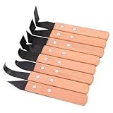 MUELODSIC 8 Stück Teiliges Töpferwerkzeug mit Ergonomischen Holzgriffen...