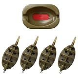 4 Stück Angeln Feeder Set Fishing Feeders Inline Method Feeder Set...