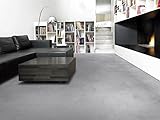 PVC Bodenbelag Vinylboden in verwaschenem Beton, Zuschnitt (2m breit, 3m...