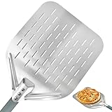 KIANGKIANG Pizzaschieber 40 * 30cm 12 Zoll Aluminium Pizzaschieber...