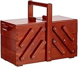 Prym 612549 Nähkasten aus dunklem Holz, M