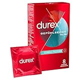 Durex Gefühlsecht Slim Kondome – Dünne Kondome mit schmaler Passform &...