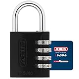 ABUS Zahlenschloss 145/40 Schwarz - Kofferschloss, Spindschloss u. v. m. -...