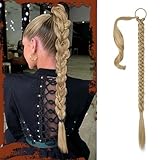 Sofeiyan Braid Extensions Pferdeschwanz Verlängerung mit Haargummi 66cm...