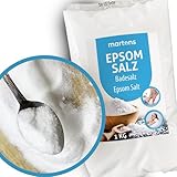 Martons Epsom Salz Badesalz | 1000g Magnesiumsulfat Epsom Salt | Bath Salt...