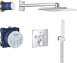 GROHE Grohtherm SmartControl - Duschsystem-Set inkl. Unterputz-Thermostat...