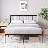 Zinus Justin Bett 140x200 cm – 35 cm hoch – Metallbettgestell mit...