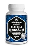 R-Alpha-Liponsäure hochdosiert, 200 mg je Kapsel, vegan, 2 Monatskur,...