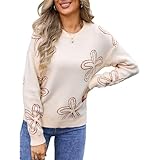 HEYPORK Damen Herbst Winter Warm Bequem Pullover Casual Mode Strickjacke...