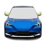 Frontscheibenabdeckung Auto,97.5 x 142 cm Winter Scheibenabdeckung...