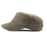 UAOOK Klassische Premium Army Cap Military Style Armee Hut Männer Low...