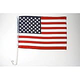 AZ FLAG - Autofahne Usa Vereinigte Staaten - 45x30 cm - Vereinigten Staaten...