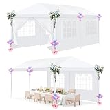 HOTEEL Pavillon 3x6m wasserdicht stabil Winterfest, Partyzelt mit 6...