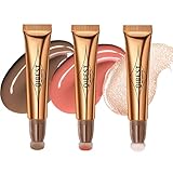 Liquid Contour Beauty Wand, Cream Blush Highlighter Contour With Cushion...