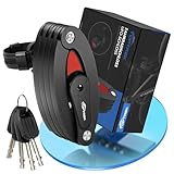 toptrek Faltschloss Fahrrad, Fahrradschloss Hohe Sicherheit Diebstahlschutz...