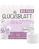 Toilettenpapier SAMTWEICH mit frischem Blütenduft, 4-lagig, 56 Rollen x...