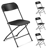LEADZM Klappstühle 4er-Set,Gartenstuhl Klappbar,Tragbare...