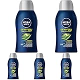 NIVEA MEN Energy Duschgel Mini, pH-hautneutrale Pflegedusche mit belebendem...