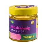 TanteLy Bio Akazienhonig im Glas, 1 x 250g, lieblich, fein blumig, aus...