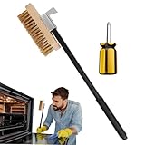Pizza Stone Brush – Reinigungsmittel aus Messing, hitzebeständiges...