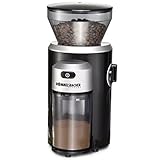 ROMMELSBACHER Kaffeemühle EKM 300 - Kegelmahlwerk aus Edelstahl, Mahlgrad...