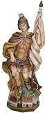 Heiligenfigur, Heiliger Florian, Höhe 50cm, gebeizt