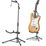 New Bee Gitarrenständer Klappbarer Höhe Verstellbar 80-93CM Guitar Stand...