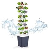 LIROPAU Hydroponic Tower Growing System 40 Pods 8 Schichten Vertikal...