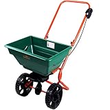 GARDEBRUK® Streuwagen 25L Streumenge einstellbar große Räder...