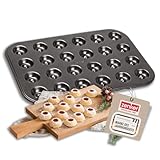 Zenker Backform für 24 Husarenkrapfen & Engelsaugen, beschichtetes...