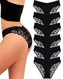 READY TO LOVE Unterhosen Damen Seamless Slips Nahtlos Brazilian Slip Spitze...