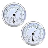 Eupneicu Analoges Thermo-Hygrometer [2 Stück], Analoges...