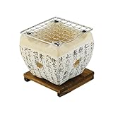 Japanischer Tonofen, Camping-Holzofen, BBQ-Grill, tragbarer Keramikofen,...