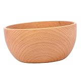 MAGICLULU Holzschüssel Handgefertigte Servierschale aus Hochwertigem Holz...