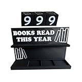 Buchzähler, Lese Challenge Tracker, Dekoratives Buch Tracker Blöcke, Buch...
