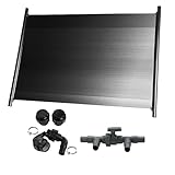 HAF® 1x Solarkollektor 300 x 60 cm inkl. 3-Wege Solarweiche | Heizmatte...