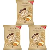 Lindt Blätterkrokant Kugeln Weiß | 90 g | Zartknuspriger Krokant gehüllt...