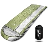 COVACURE Schlafsack Outdoor - Sommer Winter 4 Jahreszeiten Ultraleicht...