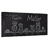 mtb more energy Graviertes Familienschild Türschild Namenschild Familie -...